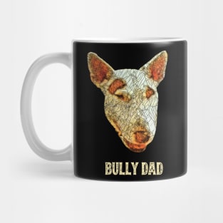 English Bull Terrier Dad Father's Day Gift Mug